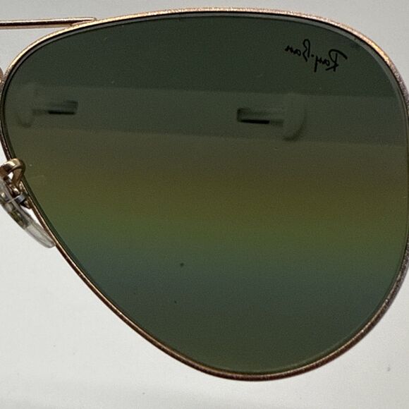RAY BAN AVIATOR RB3025 LARGE METAL 9020/C4 58[] 14 135 3N pre-owned - Picture 8 of 10
